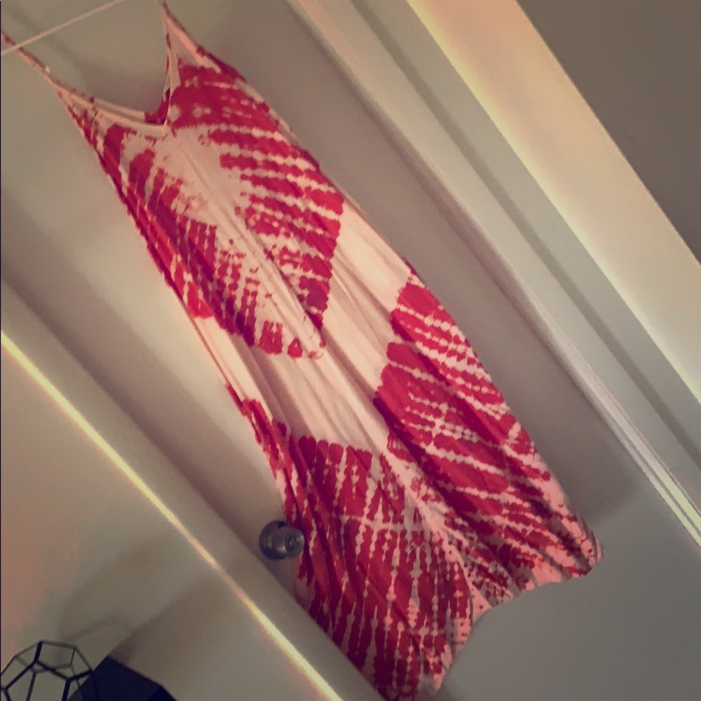 Red Tie Dye Maxi